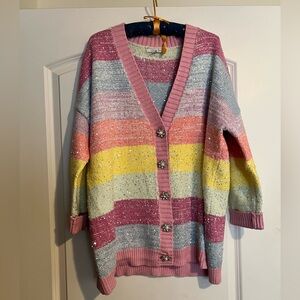 Stunning striped Olivia Rubin hand made cardigan